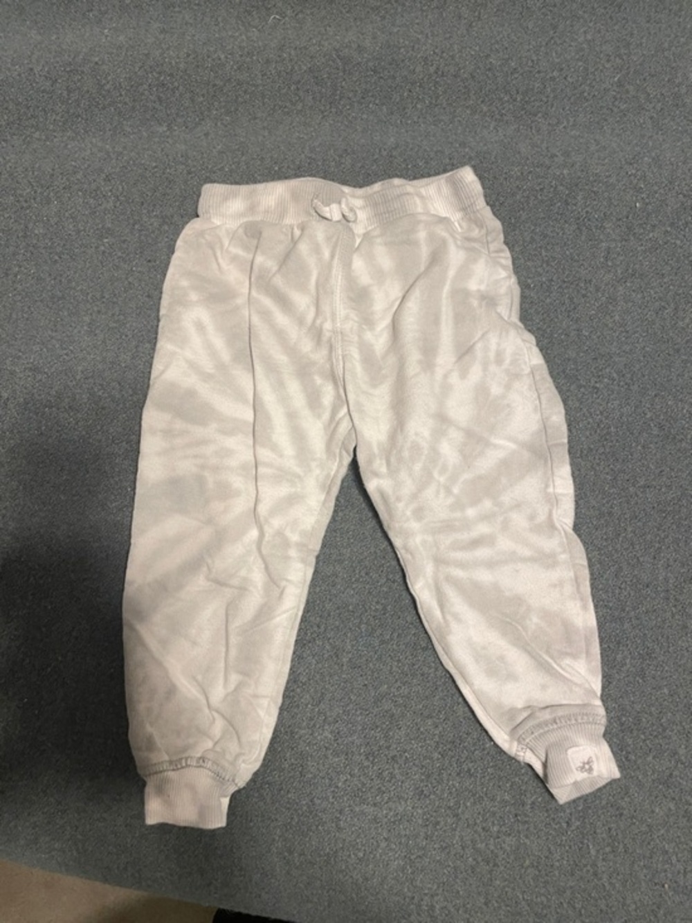 EUC Burt's Bees Baby tie dye organic cotton joggers